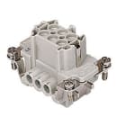 Ilme - Insert femelle à visser 16A 500V 6P+T sans plaquette gabarit 44.27
