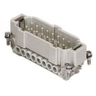 Ilme - Insert mâle à vis 16A 500V 16P+T gabarit 77.27