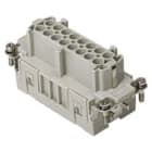 Ilme - Insert femelle à lame de pression 16P+T 16A 500V gabarit 77.27