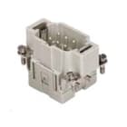 Ilme - Insert mâle à lame de pression 6P+T 16A 500V - gabarit 44.27