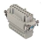 Ilme - Insert femelle double lame de pression 16p +T 16A 500V gabarit 77.27