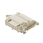 Ilme - Insert femelle bornier 16A 400V 16P+T racc. à visser montage droite