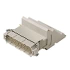 Ilme - Insert mâle bornier 10A 250V 64P+T racc. à visser montage droite gabarit 104.27