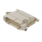 Ilme - Insert bornier mâle 16P+T 16A 500V racc. LP montage droite gabarit 77.27