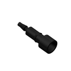 Ilme - Contact femelle pour tuyau diamètre interieur 3.0mm avec soupape de fermeture