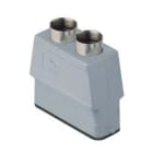 Ilme - Capot 2 pivots haut profil 2 x PG16 sortie verticale gabarit 66.16