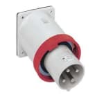 Ilme - Socle de connecteur encastré 3P+T 380V IP67 63A