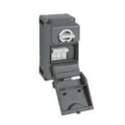 Ilme - Prise verrouillée 2P+T 32A - 200/250V IP66/67 avec interrupteur de verrouillage