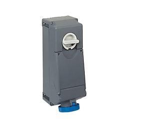 Ilme - Prise verrouillée 380V 32A 3P+T IP66/67 série TM - sans protection