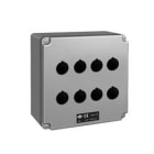 Ilme - Boîte aluminium 152x152x86 8 trous diam.22 avec 1 entrée de câble M25