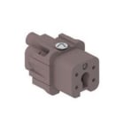 Ilme - Insert femelle 4P+T 10A 250V à visser - série 180° C