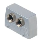 Ilme - Capot haut profil 4 pivots double sortie frontale M25 avec adaptateur -gab104.27