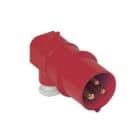 Ilme - Fiche mobile coudée 380V 16A IP44 2P+T