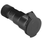 Ilme - Prise mobile femelle noir LS-Type 2P+T 16A 230V