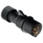 Ilme - Prise mobile mâle noir LS-Type 2P+T 16A 230V