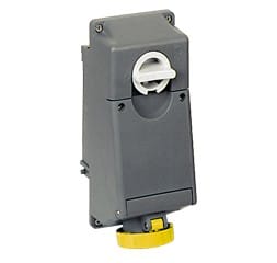 Ilme - Prise avec inter. de verrouillage 2P+T 16A 100/130v IP66/67 sans boîtier