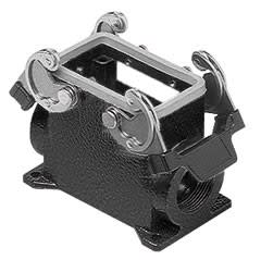 Ilme - Embase saillie haut profil 2 leviers 1 x M40 -gab57.27-série Ambiance Agressive