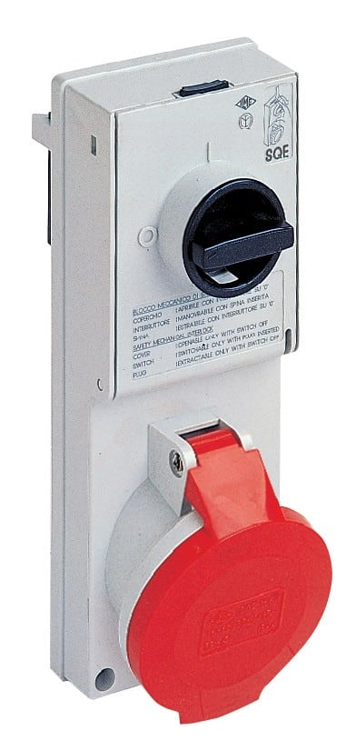 Ilme - Prise ver 380V 32A 3P+T IP44 thermoplastique
