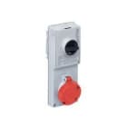 Ilme - Prise ver 380V 16A 3P+T IP55 thermoplastique + sup. fus.