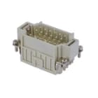 Ilme - Insert mâle à lame de pression 18P+T 10A - 400V - gabarit 57.27 - série CDS