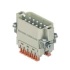 Ilme - Insert mâle SQUICH 10P+T 16A 250V gabarit 49.16