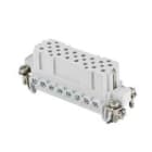 Ilme - Insert femelle à visser 16P+T 16A 250V gabarit 66.16 - série JEI