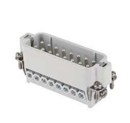 Ilme - Insert mâle a visser 16P+T 16A 250V gabarit 66.16 - série JEI