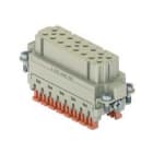 Ilme - Insert femelle SQUICH 16P+T 16A 250V gabarit 66.16 numéroté de 17 à 32