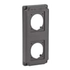 Ilme - Couvercle pour 2 prises a encastrer dim: 52x60mm