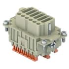 Ilme - Insert femelle raccordement rapide 18P+T 10A - 400V - gabarit 57.27 - série CDSH