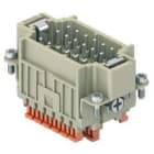 Ilme - Insert mâle raccordement rapide 18P+T 10A - 400V - gabarit 57.27 - série CDSH