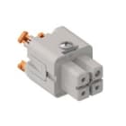 Ilme - Insert femelle 3P+T 10A-400V gabarit 21.21 série SQUICH