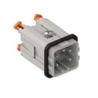 Ilme - Insert mâle 4P+T 10A 400V - gabarit 21.21 série SQUICH