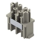 Ilme - Module mixo femelle - manchon céramique pour 4 slots fibres optique type SC