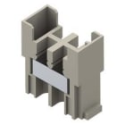 Ilme - Module mixo mâle pour 4 slots fibres optique type SC