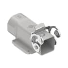 Ilme - Embase alu coudée 1 levier inox encastrement fermé M25 - gabarit 21.21