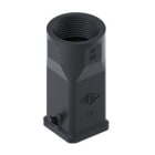 Ilme - Capot plastique noir sortie verticale M25 gabarit 21.21