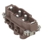 Ilme - Insert mâle à visser 4P 80A 690V+T gabarit 77.27 - série 180° C