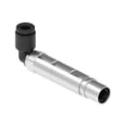 Ilme - Contact pneu. métal coudée femelle diam. extérieur 4mm racc. rapide avec valve