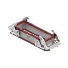 Ilme - Embase encastrée 2 leviers inox V-TYPE - gabarit 104.27 - série 180° C