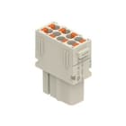 Ilme - Module femelle Mixo 8 pôles 16A 400V, raccordement AXYR®
