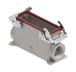Ilme - Embase en saillie haut profil, 2 leviers M32 - gabarit 104.27- série 180° C