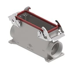 Ilme - Embase en saillie haut profil, 2 leviers M40 - gabarit 104.27- série 180° C