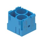 Ilme - Module MIXO femelle 2 logements pour contacts pneumatique métal
