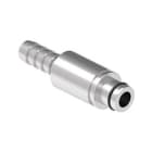 Ilme - Contact pneumatique métallique droit mâle diam. intérieur 8.0mm racc. canelé