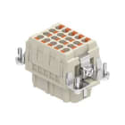 Ilme - Insert femelle 16A 500V 18P+T, raccordement AXYR® - gabarit 57.27