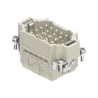 Ilme - Insert mâle 16A 500V 18P+T, raccordement AXYR® - gabarit 57.27