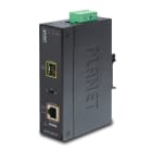 Konni - Planet Transceiver Indus 1xRJ45 Giga PoE at 30W 1xSFP