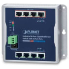 Konni - Planet Switch mural 8 ports Giga PoE at 120W
