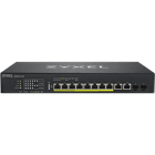 Konni - Zyxel Switch 19" Smart 10 ports 10 Gbps POE RJ45 +2 SFP+